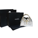 Chanel 25 Silver Bag