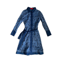 Carolina Herrera Blue Flowers Dress