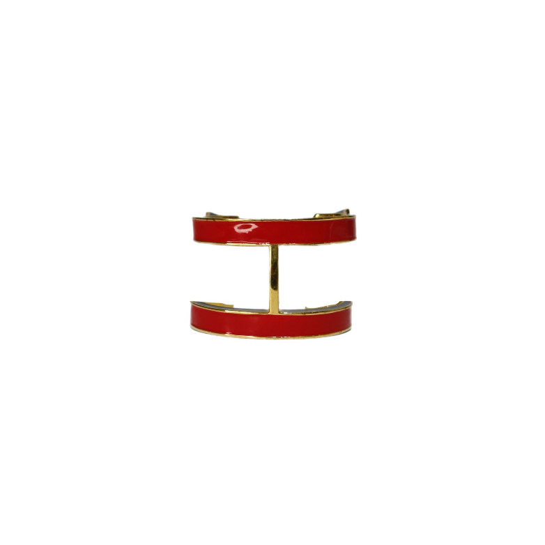 Carolina Herrera Red & Blue Insignia Bracelet