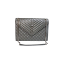 Saint Laurent Grey Envelope Medium Bag