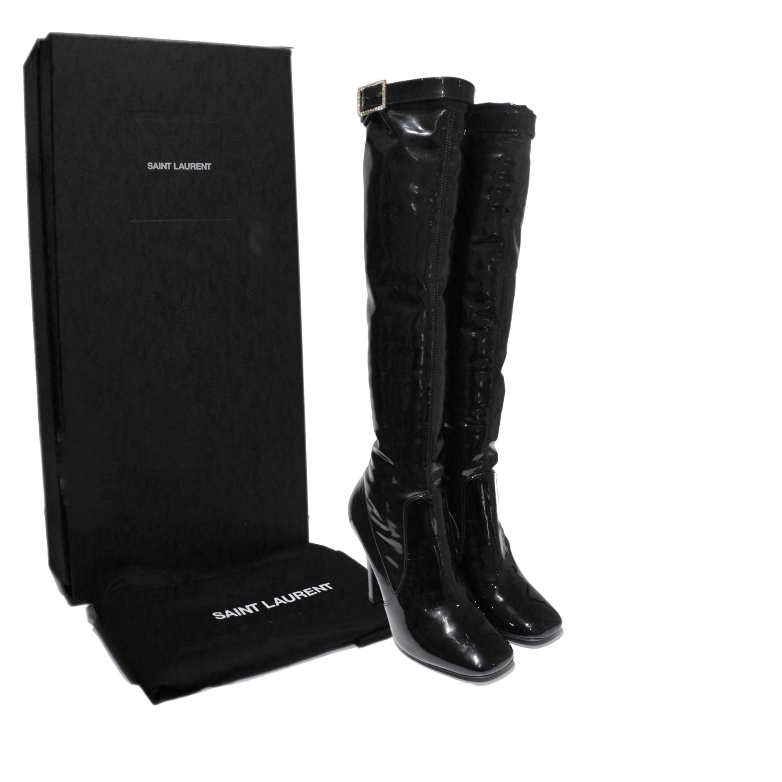 Saint Laurent Elle Knee Boots
