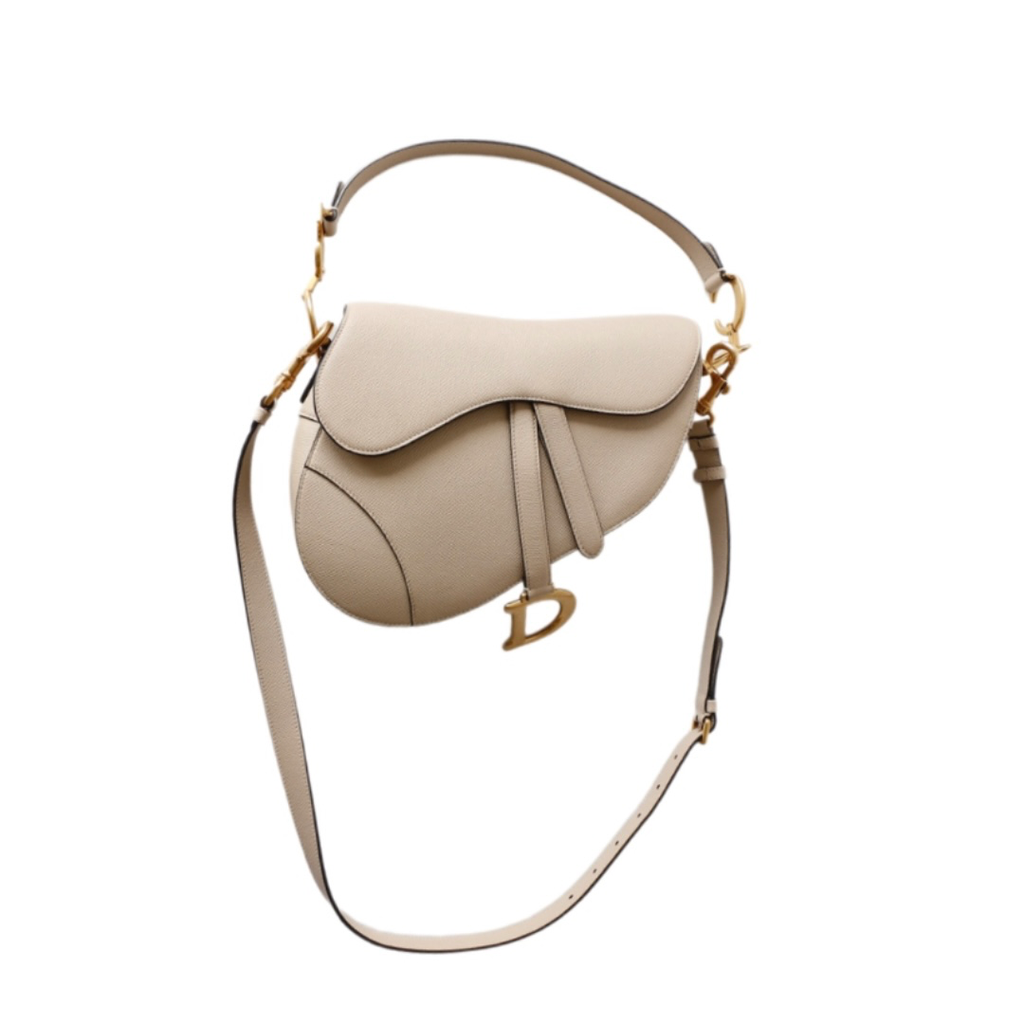 Dior Beige Saddle Bag
