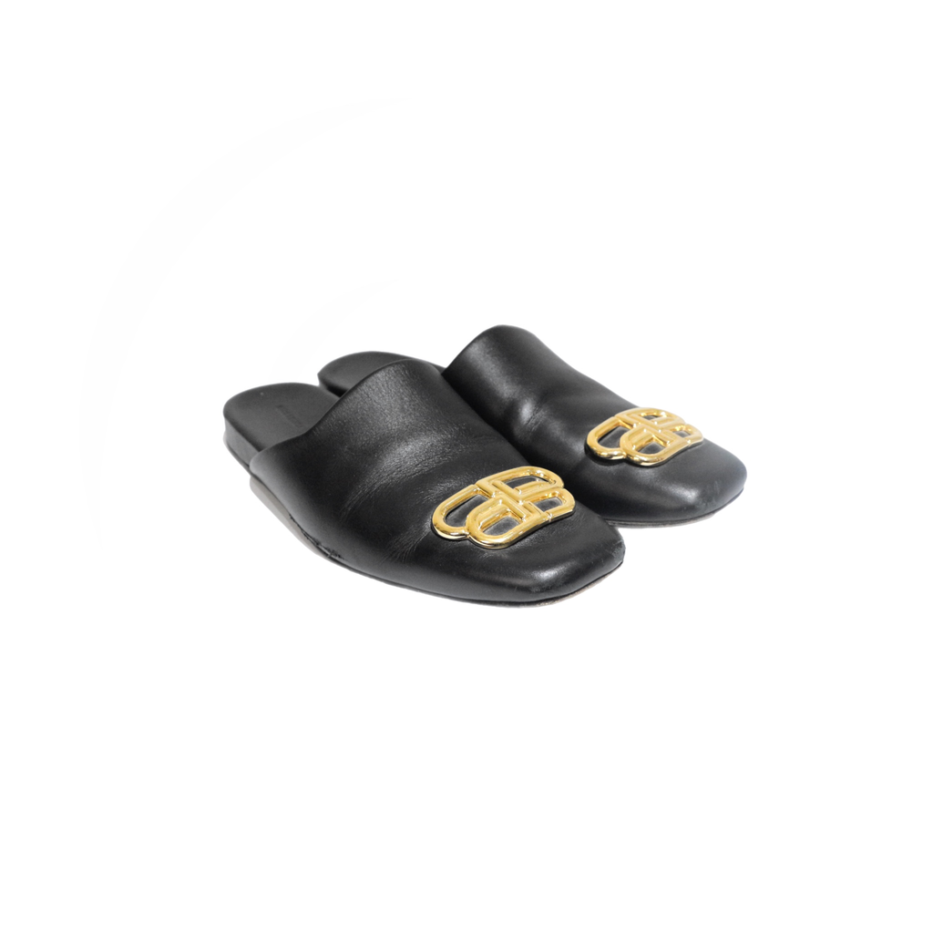 Balenciaga Leather Mules