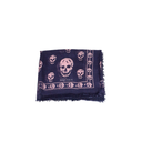 Alexander Mcqueen Pink Skulls Scarf