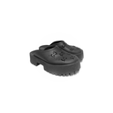 Gucci Black Rubber Mules