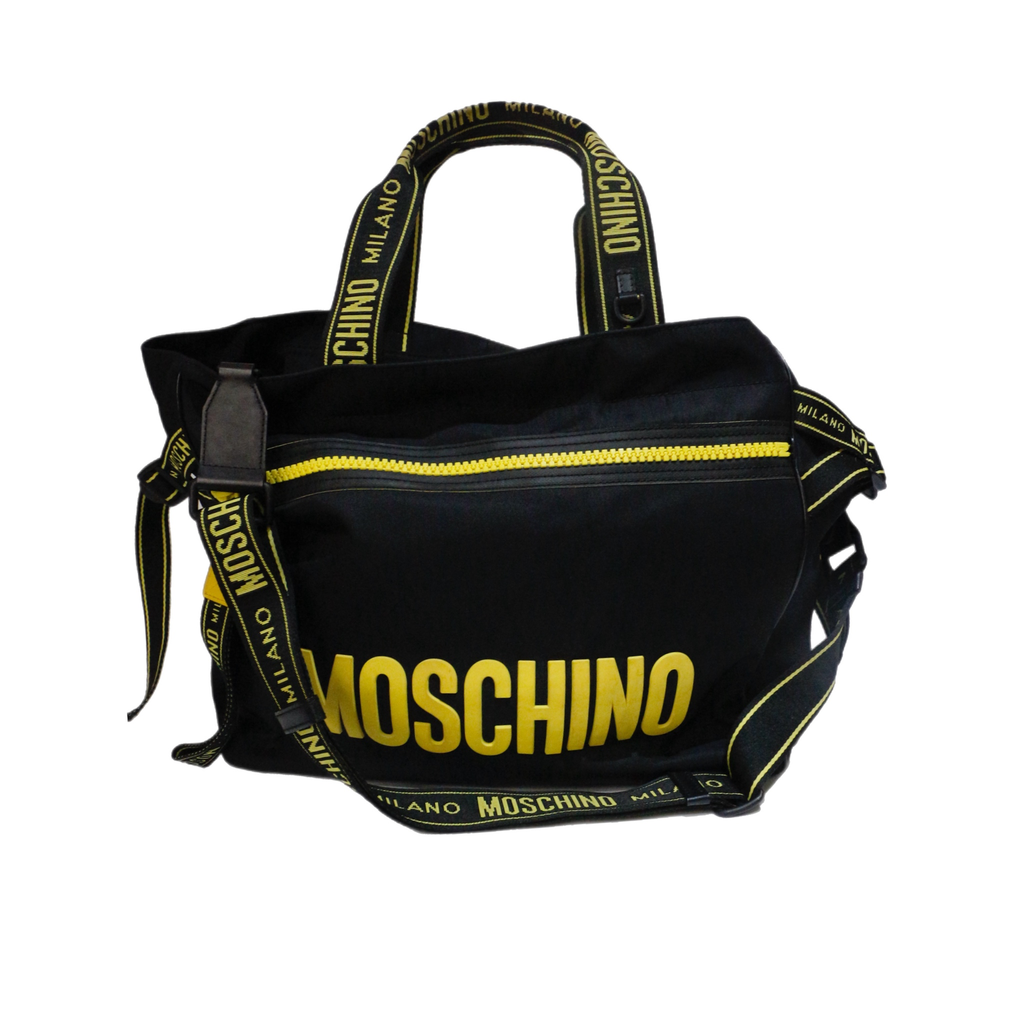 Moschino Black Duffle Bag
