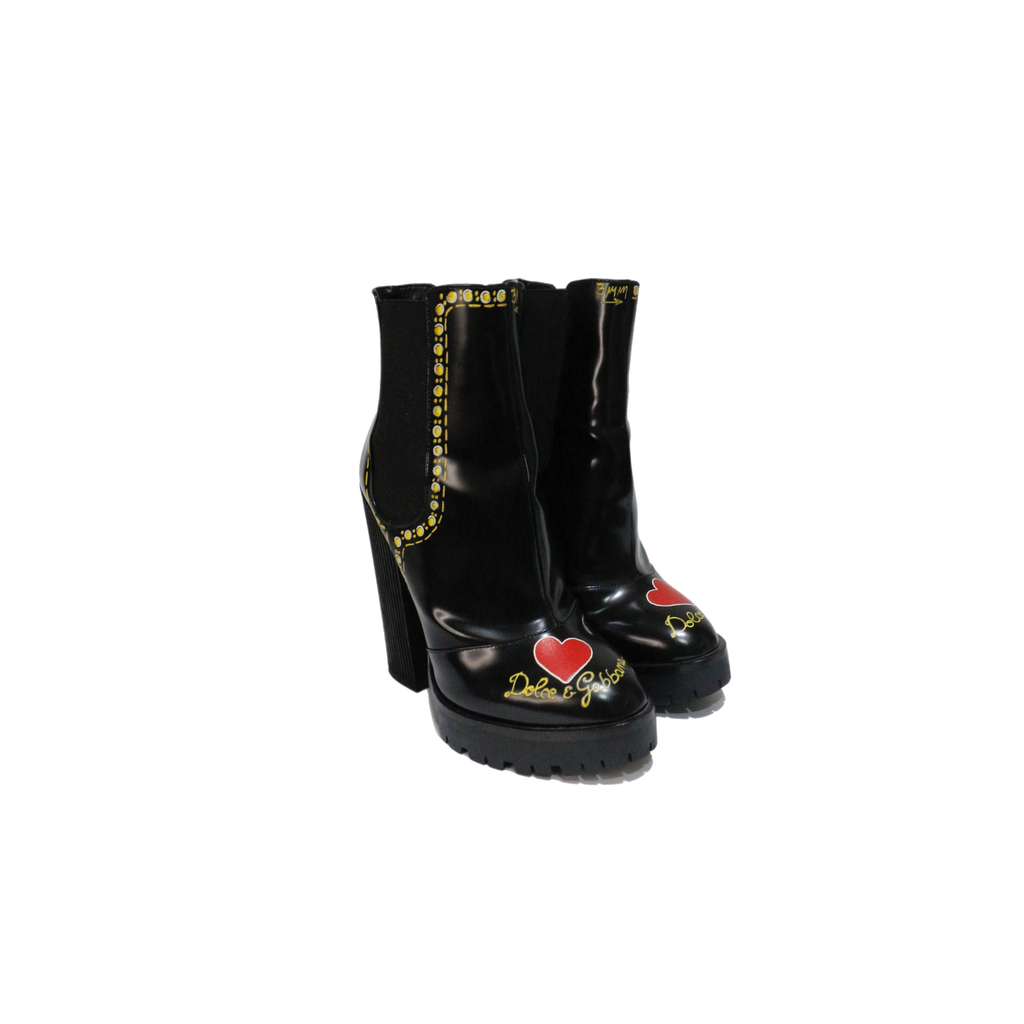 Dolce & Gabbana Chelsea Platform Boots