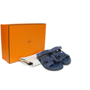 Hermés Blue Chypre Sandals