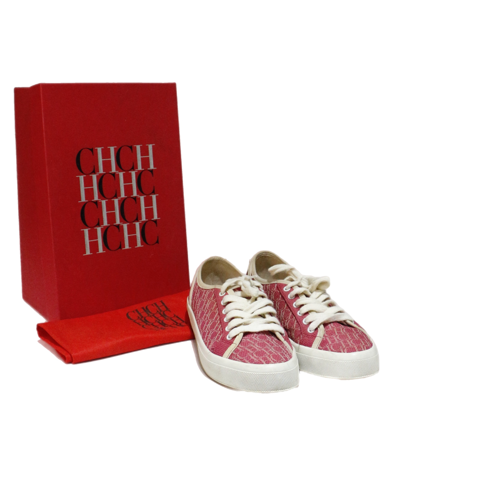 Carolina Herrera Pink Sneakers