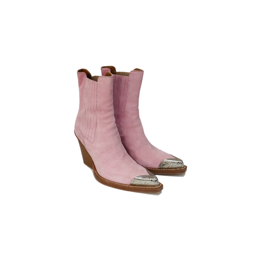 Paris Texas Pink Suede Boots