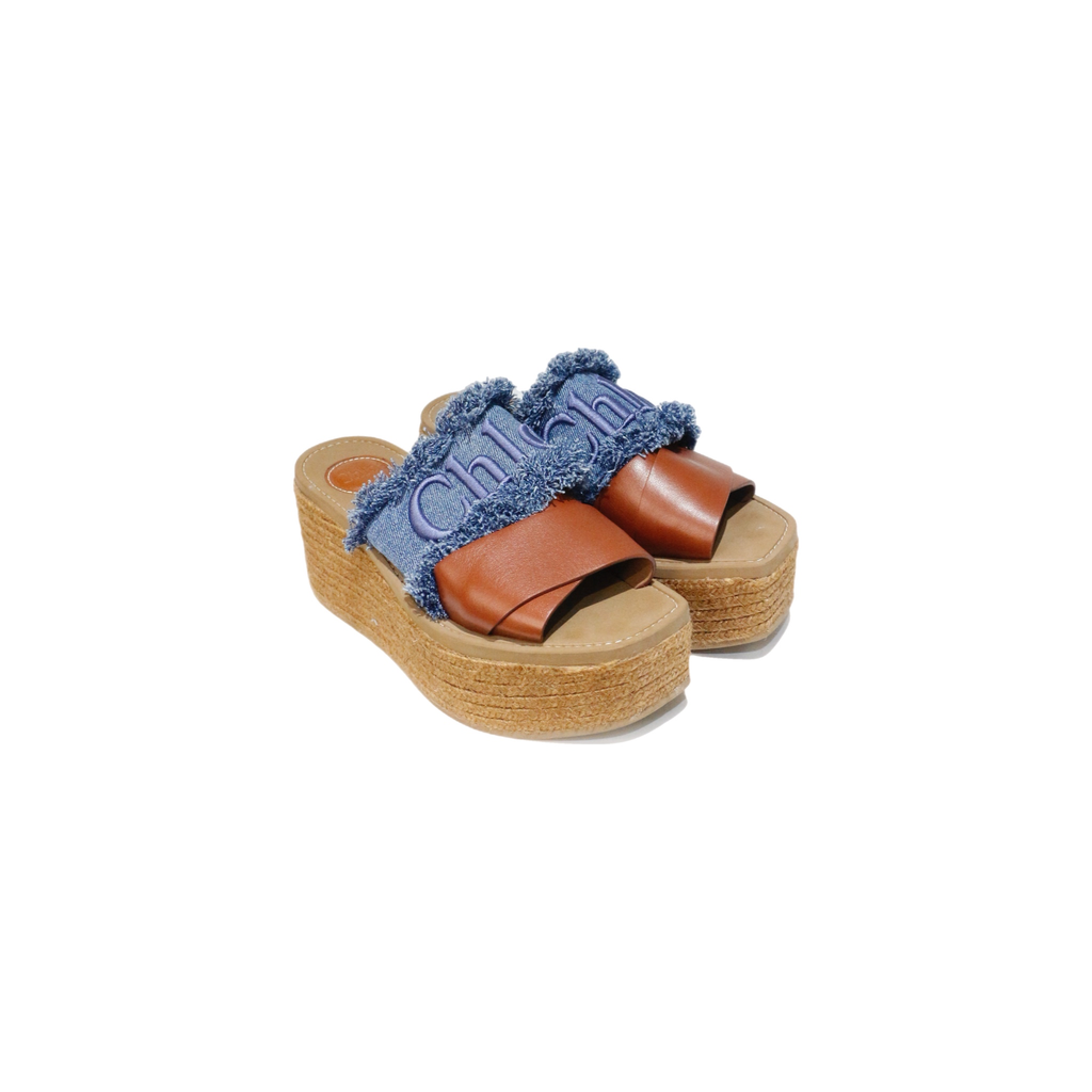 Chloe Denim Sandals