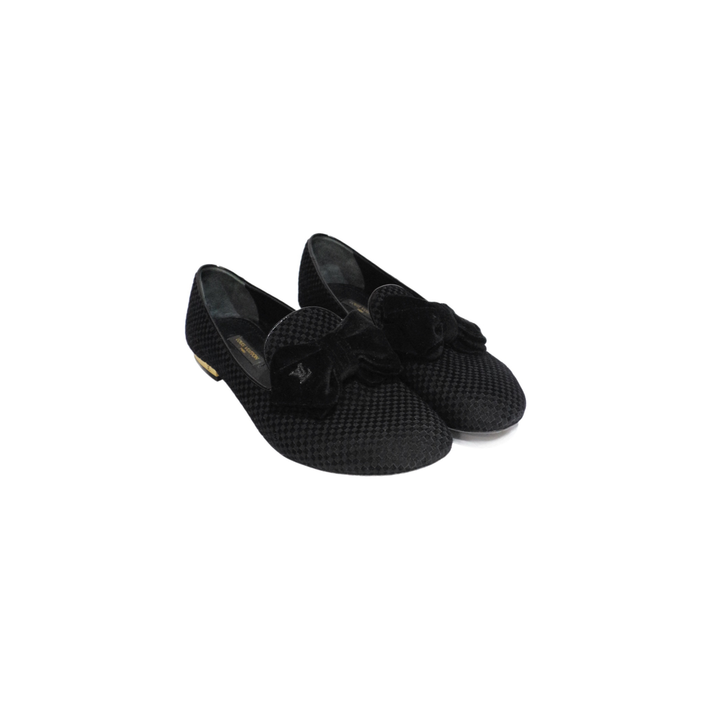 Louis Vuitton Velvet Loafers