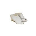 Ferragamo Igea White Leather Mules
