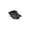 Ferragamo Igea Black Leather Mules