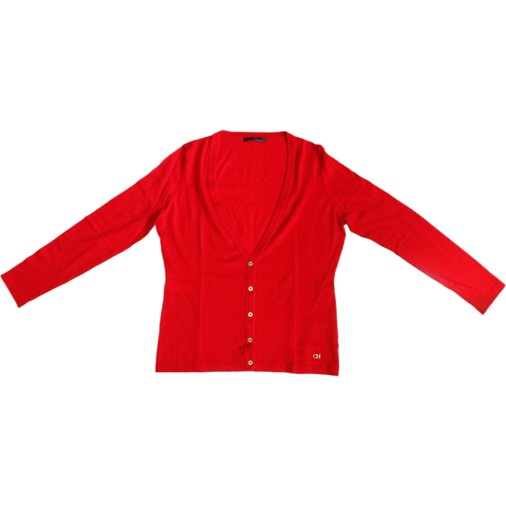 Carolina Herrera Red Cardigan