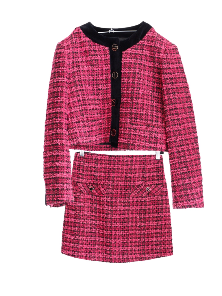 Sandro Tweed Pink Set
