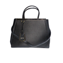 Fendi 2Jours Black Leather Bag