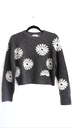 Sandro Floral Gray Sweater