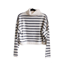 Sandro Sequins Striped Sweater
