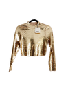 Sandro Gold Sequins Shirt