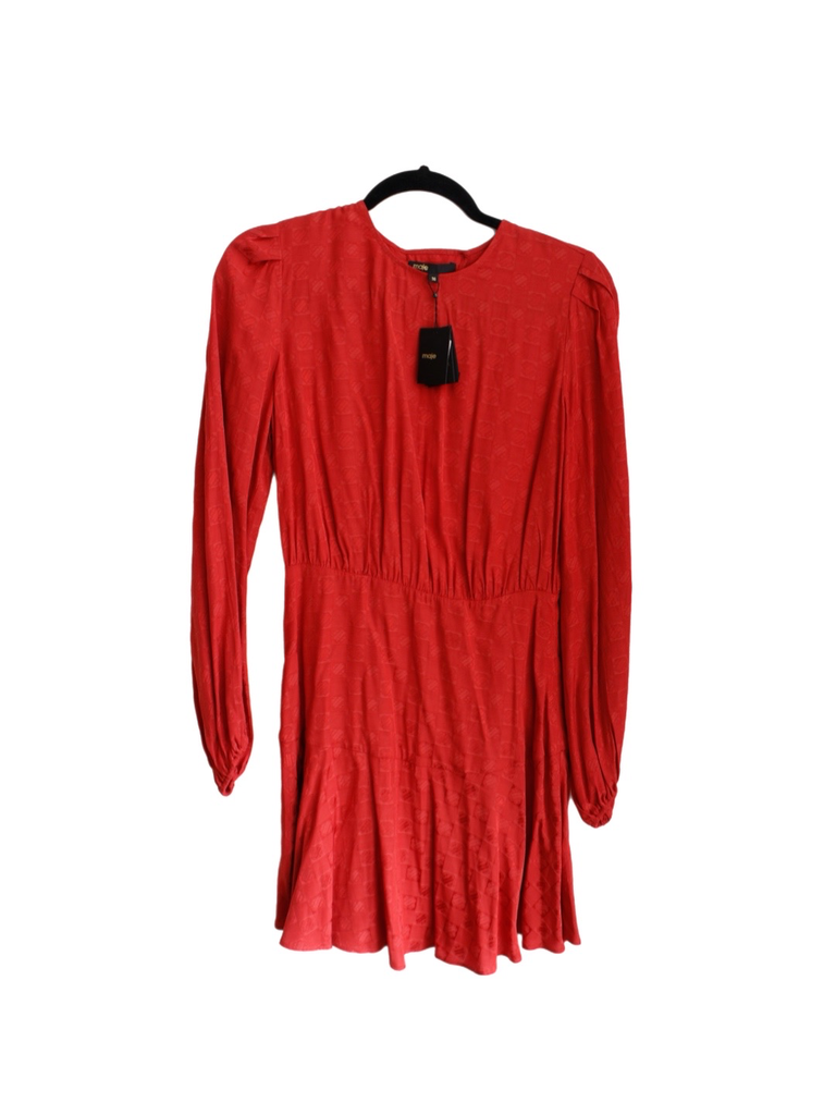 Maje Red Logo Dress