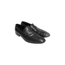 Ferragamo Black Leather Mocasines