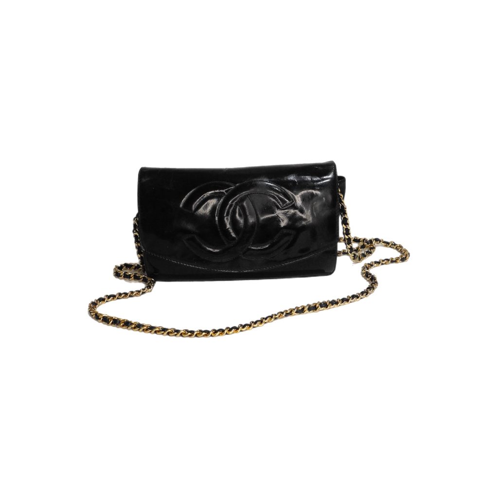 Chanel Vintage Patent Crossbody Bag
