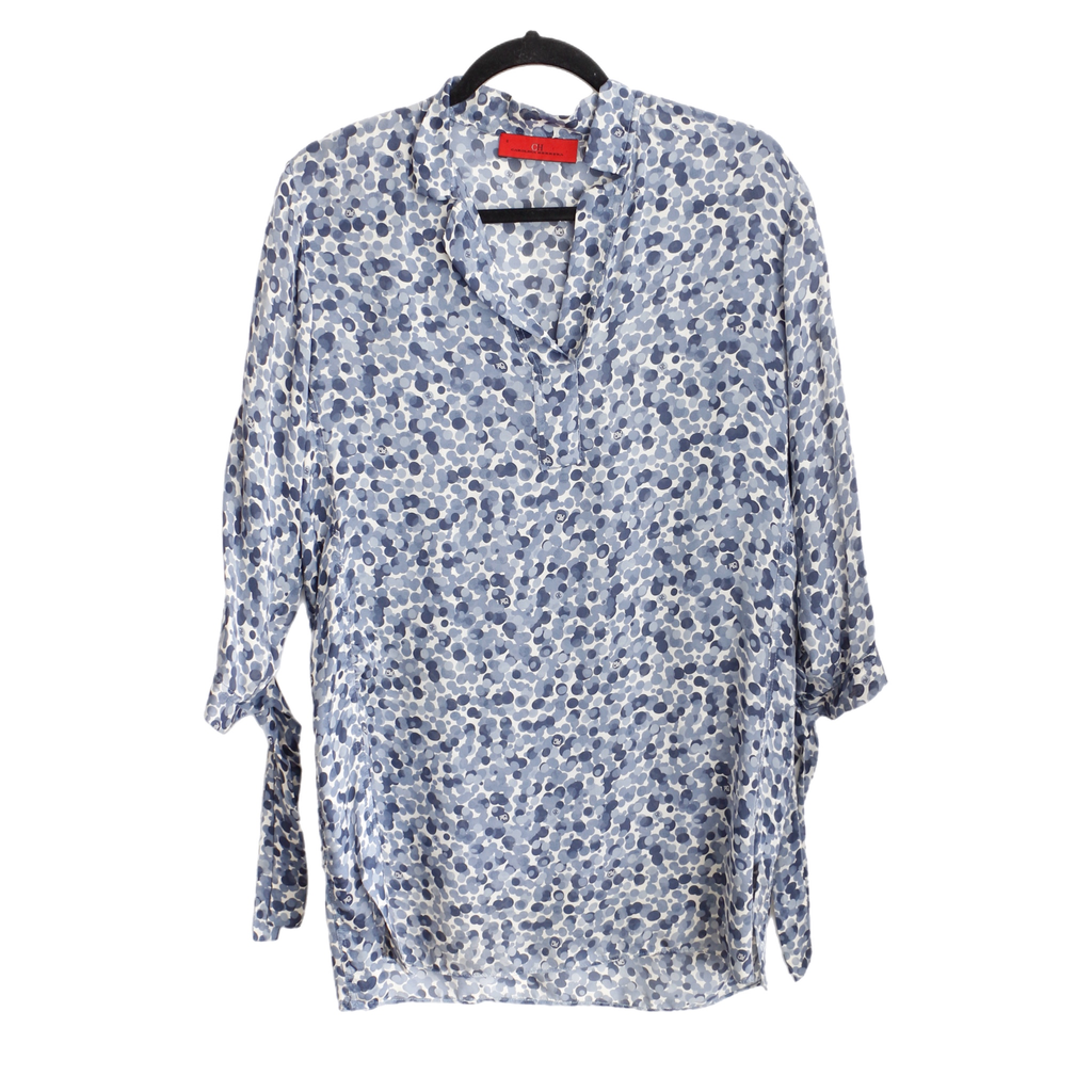 Carolina Herrera Blue Blouse