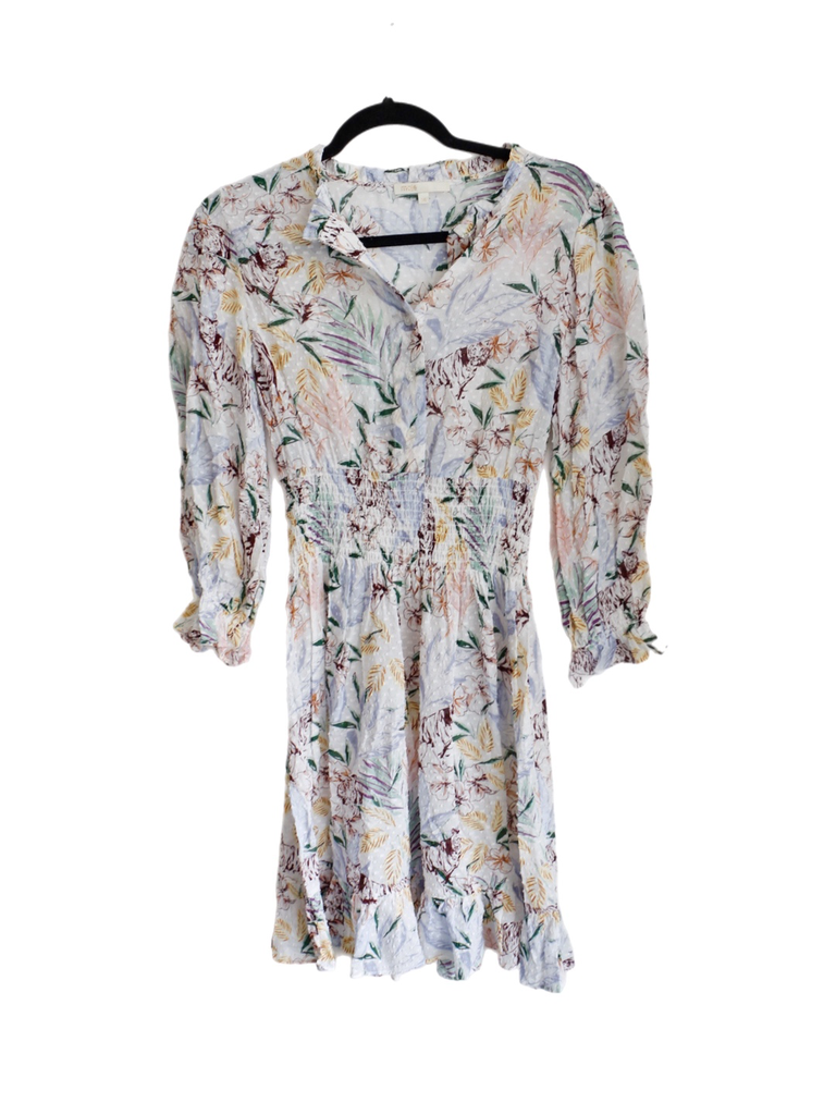Maje Floral Light Blue Dress