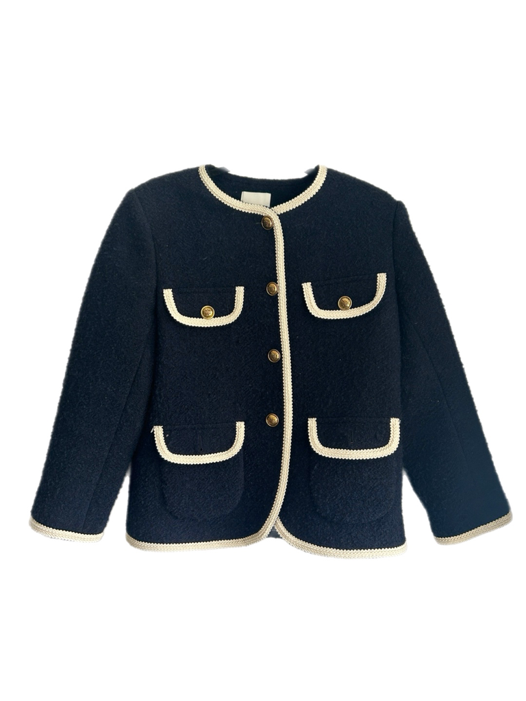 Sandro Navy Blue Blazer