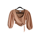 Revolve Coral Top with Belt
