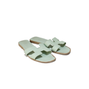 Hermès Oran Green Sandals