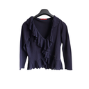 Carolina Herrera Blue Cardigan