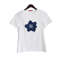 Carolina Herrera Denim Flower T-Shirt
