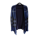 Burberry Blue Reversible Cardigan