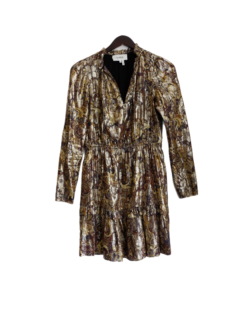 Ba&sh Metallic Dress