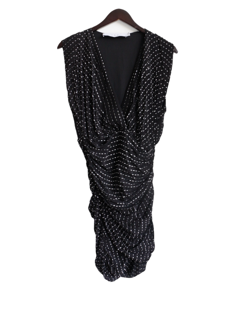Iro Black Lurex Dress