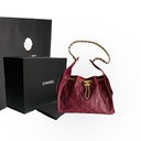 Chanel 25 Small Burgundy Bag