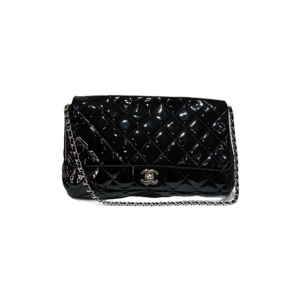 Chanel Patent Single Flap Bag