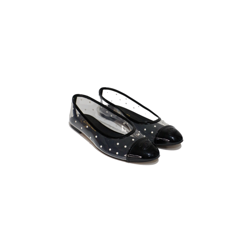 Chanel Patent Ballerinas
