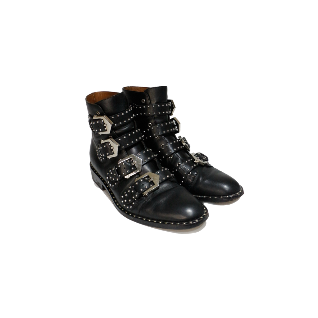 Givenchy Black Biker Boots