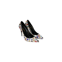 Saint Laurent White Sequins Pumps