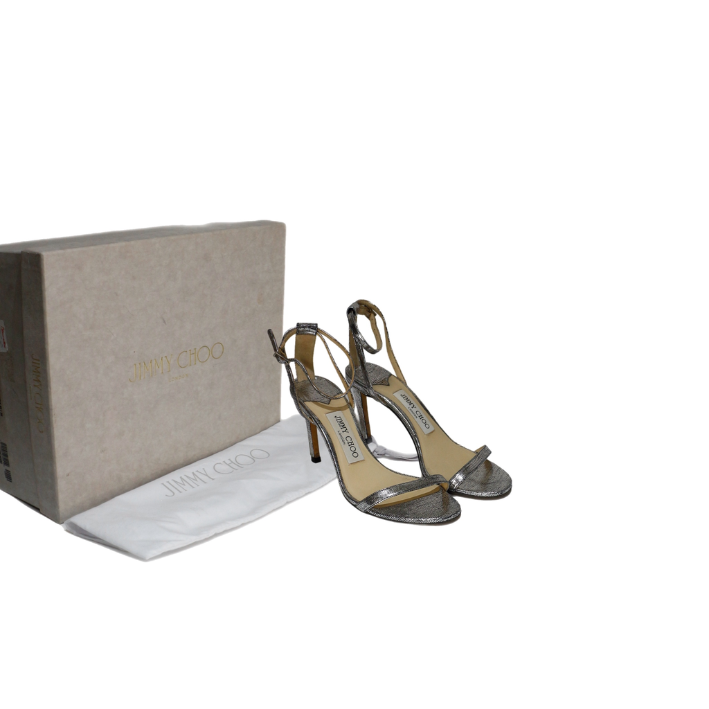Jimmy Choo Silver Pumps