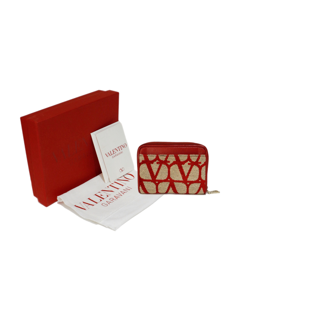 Valentino V Red Wallet