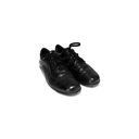 Zegna Black Leather Shoes