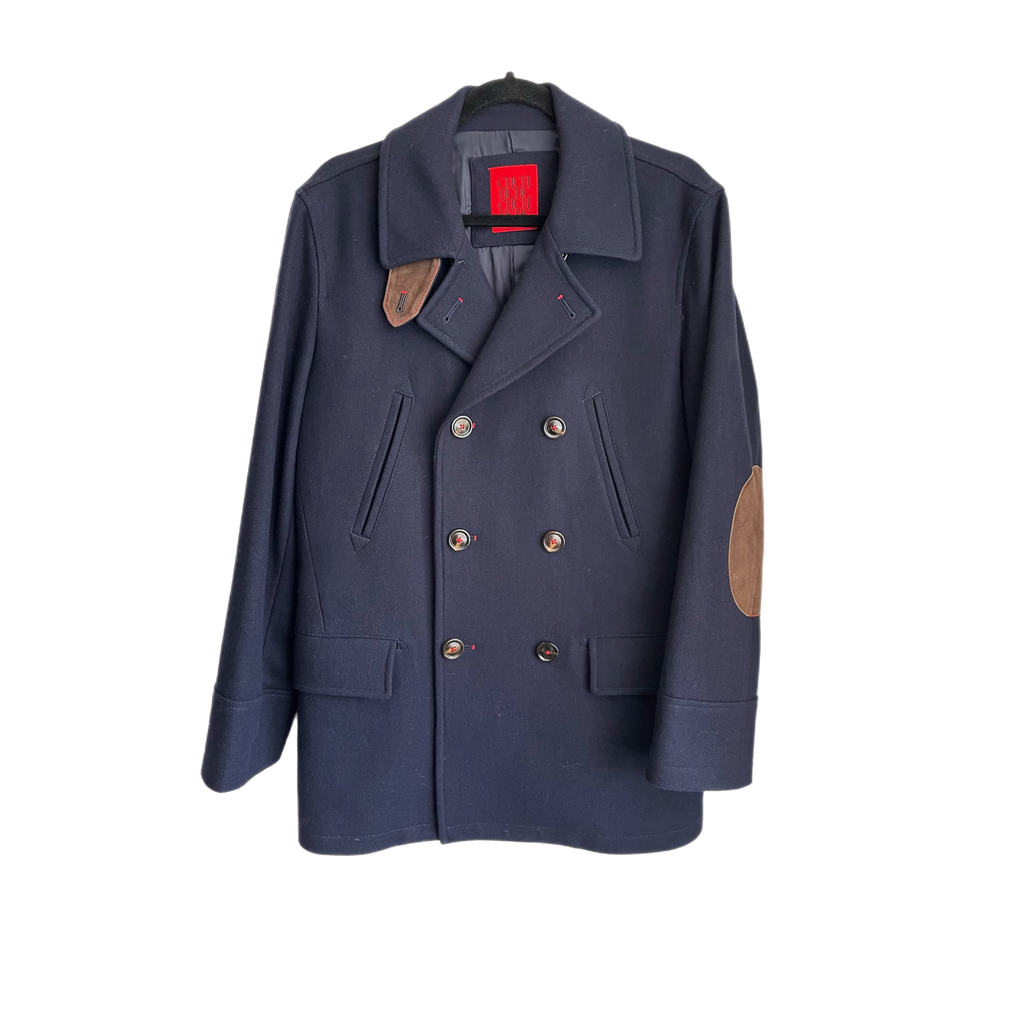 Carolina Herrera Navy Blue Coat