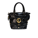 Roberto Cavalli Patent Snake Bag