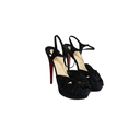 Louboutin Black Suede Knots Pumps