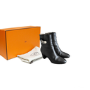 Hermes Black Ankle Boots