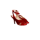 Fendi Red Velvet Pumps